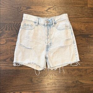 PacSun Sky Blue 90’s Girlfriend Denim Shorts Size 25